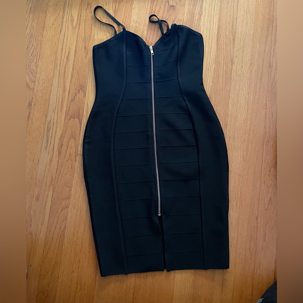 Full Zip Spandex Dress NWOT